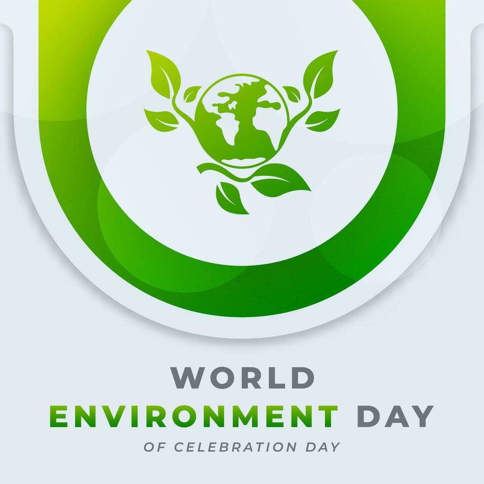 World Environment Day Celebration Vector Design Illustration for Background, Poster, Banner, Advertising, Greeting Card