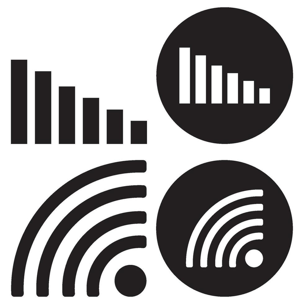 mobile network icon vector