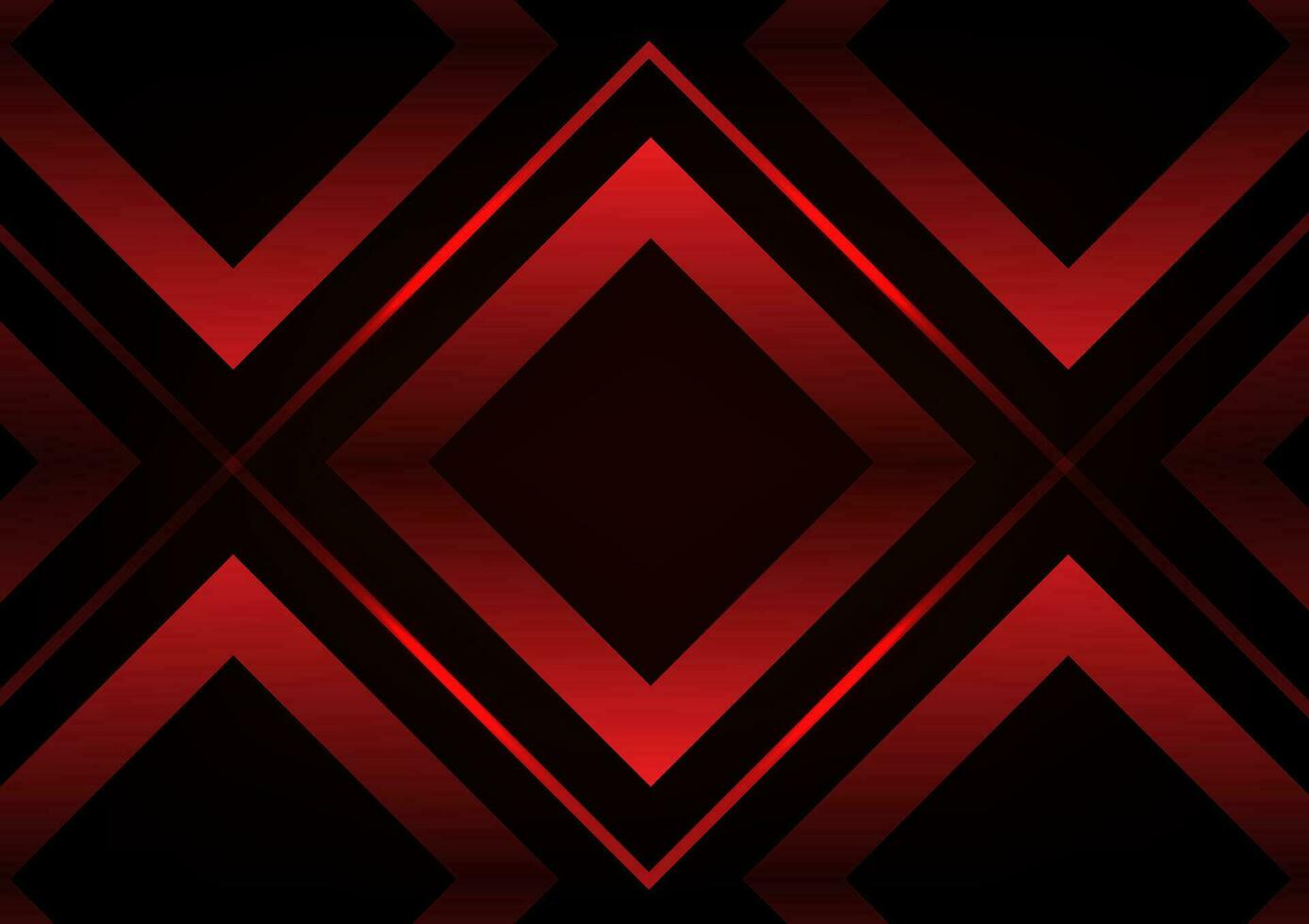 Abstract triangle square center pattern red line background vector