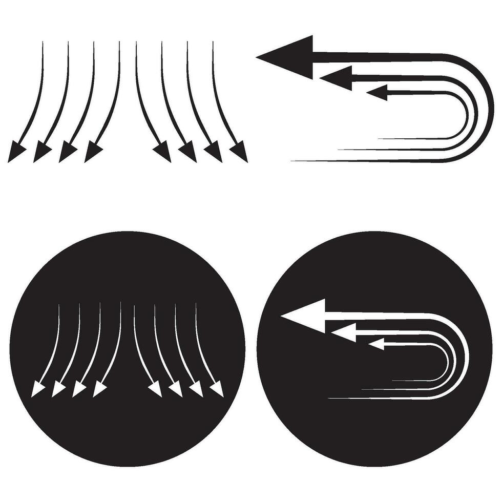 wind direction icon vector