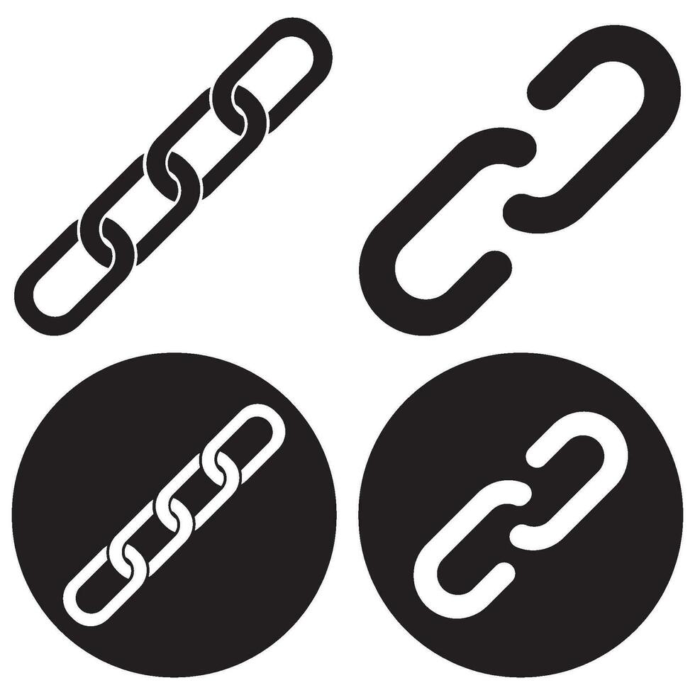 chain icon vector