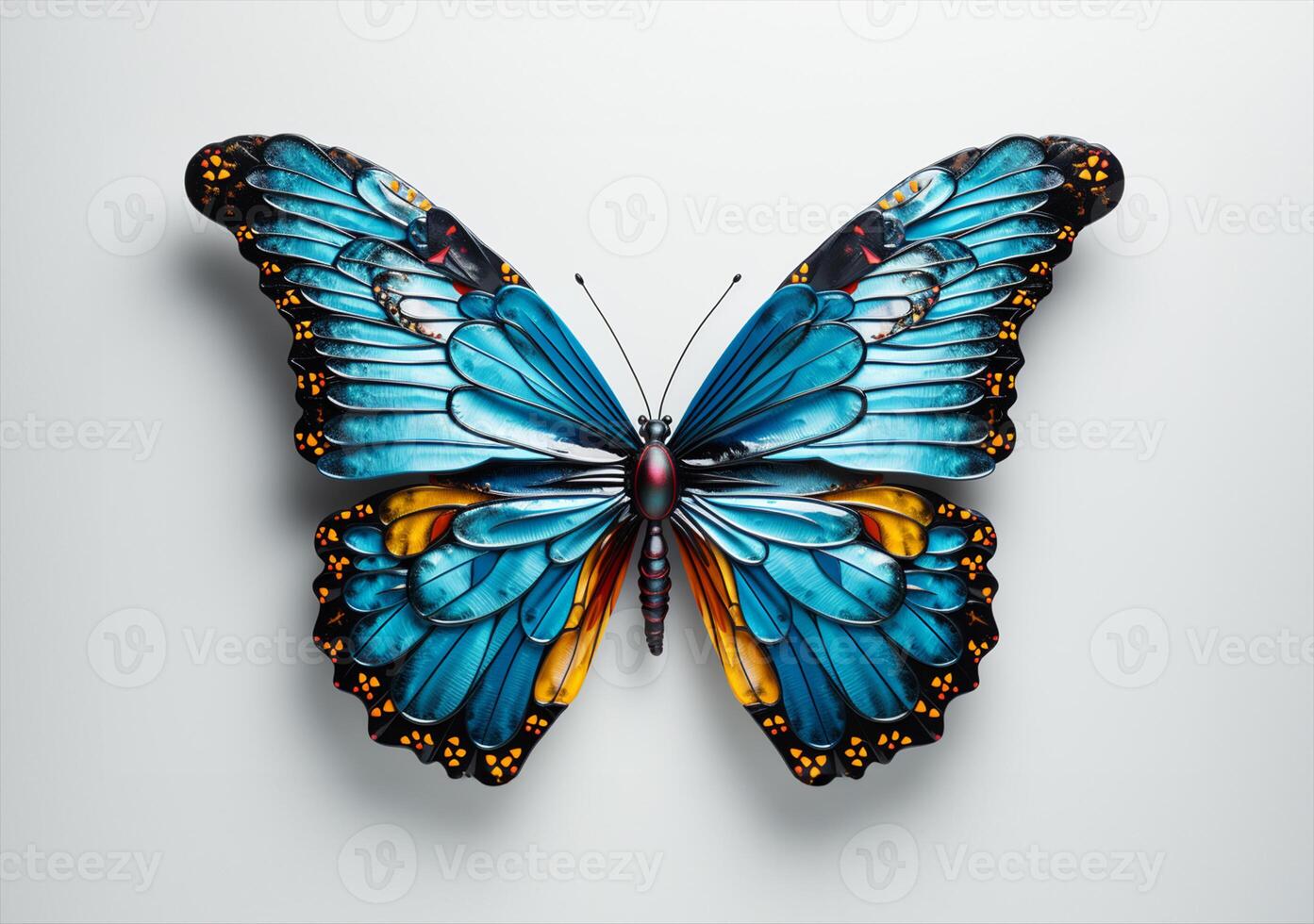cute butterfly isolated. photo
