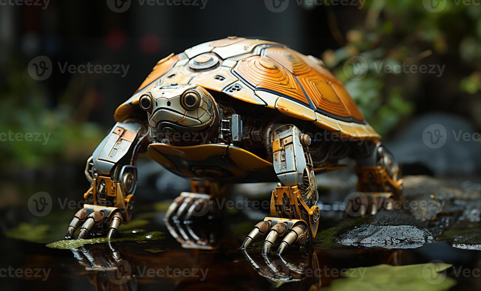 robot turtle futuristic. 26365968 Stock Photo at Vecteezy