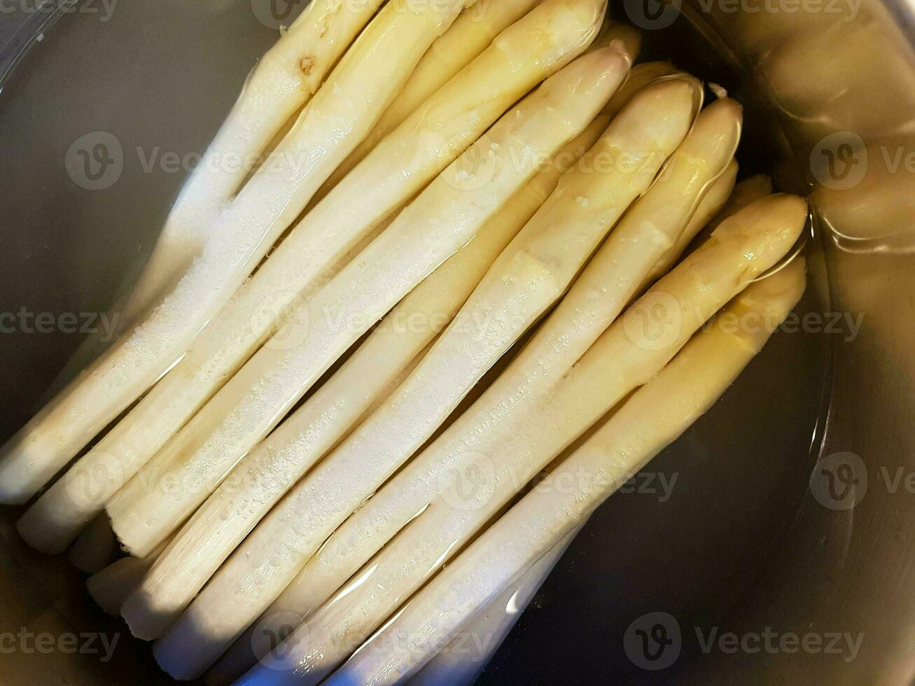 white or green Asparagus delicious vegetable photo