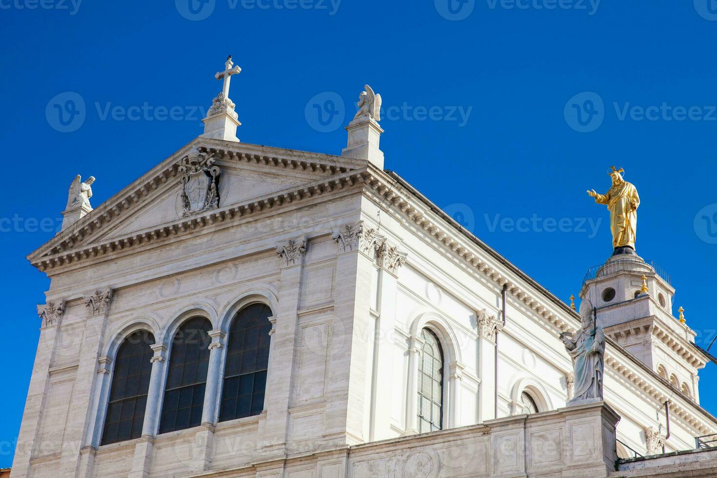 Basilica of the Sacred Heart of Jesus at the Praetorian Barracks consecrated 1887 in Rome photo