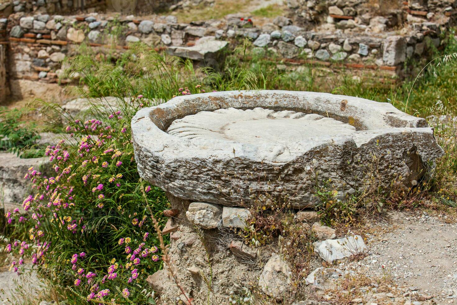 Ruins of the a Ancient Agora in Athens photo