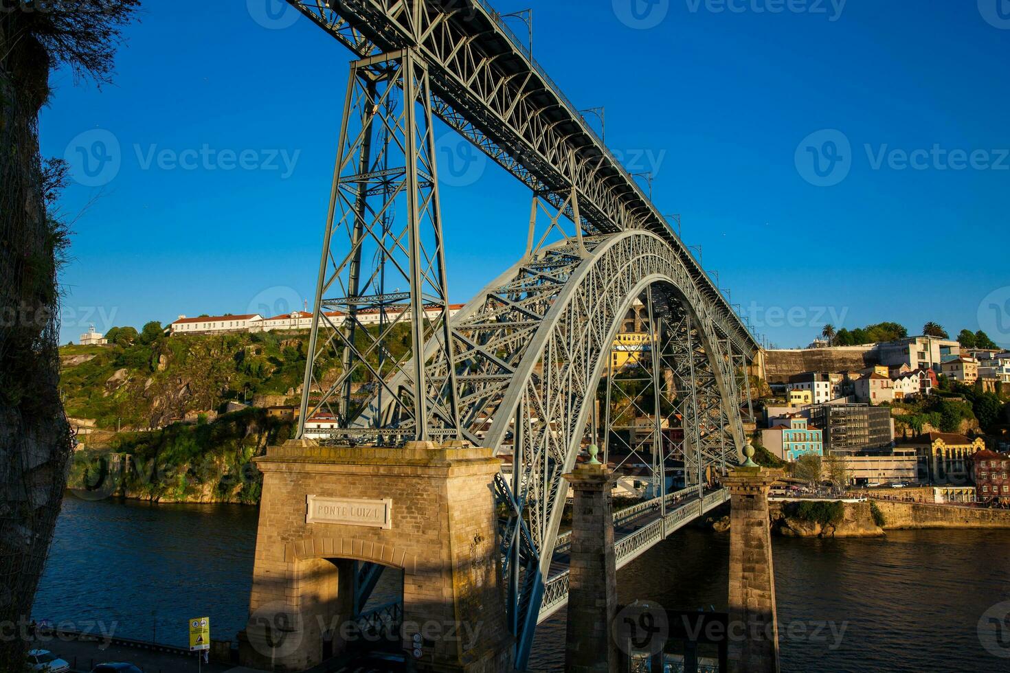Dom Luis I Bridge a metal arch bridge over the Douro River between the cities of Porto and Vila Nova de Gaia in Portugal inaugurated in 1886 photo