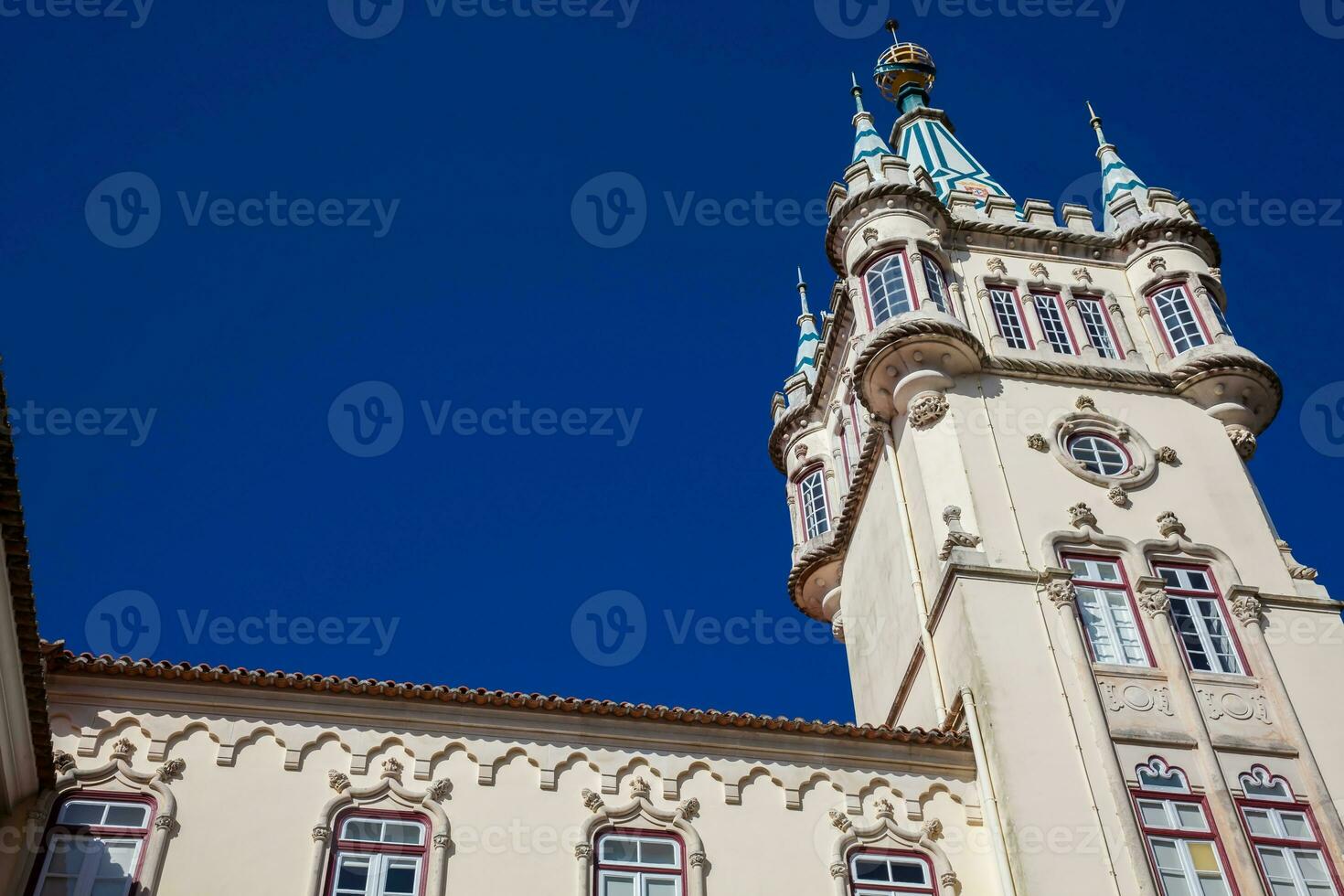 torre de el el municipal edificio de sintra, construido después 1154 a casa el local administración foto