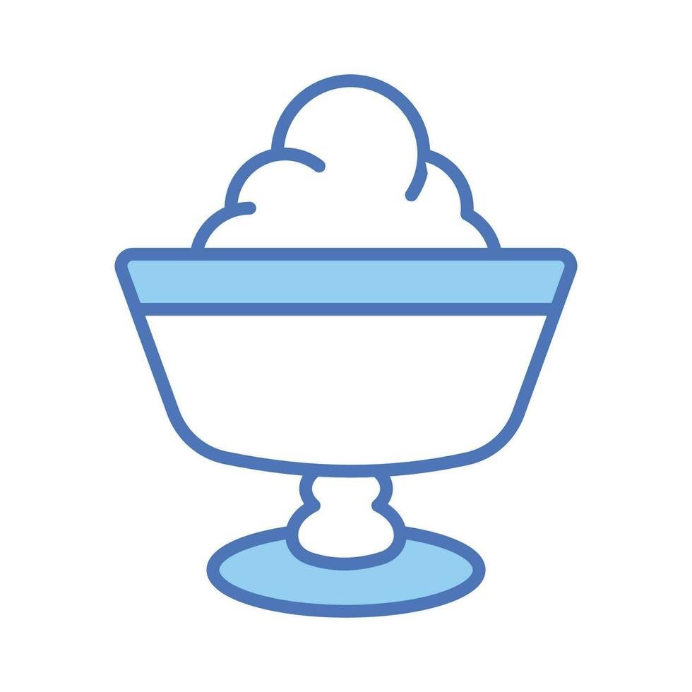 Get hold on this beautifully designed icon of chocolate pudding in modern style vector