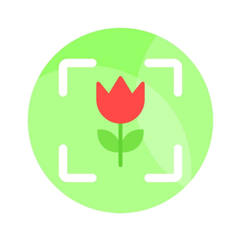 Grab this beautifully designed icon of macro mode in trendy style vector