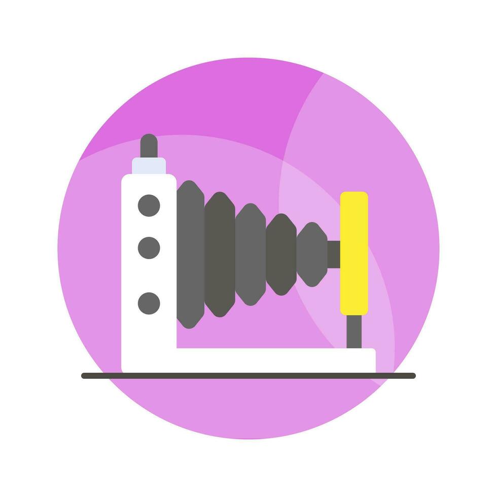 Get hold this beautifully designed icon of retro camera in flat style vector