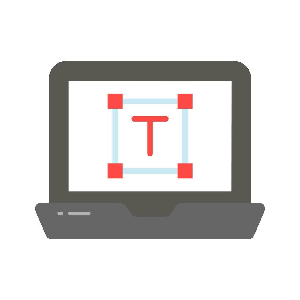 An amazing icon of text tool in flat style, ready to use icon vector