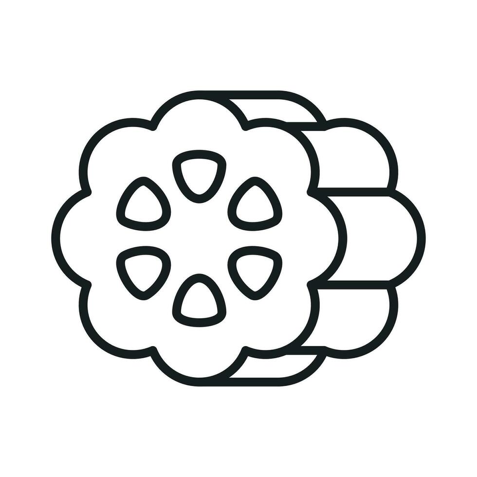An icon of cocoa beans in modern flat style, ready to use and download vector