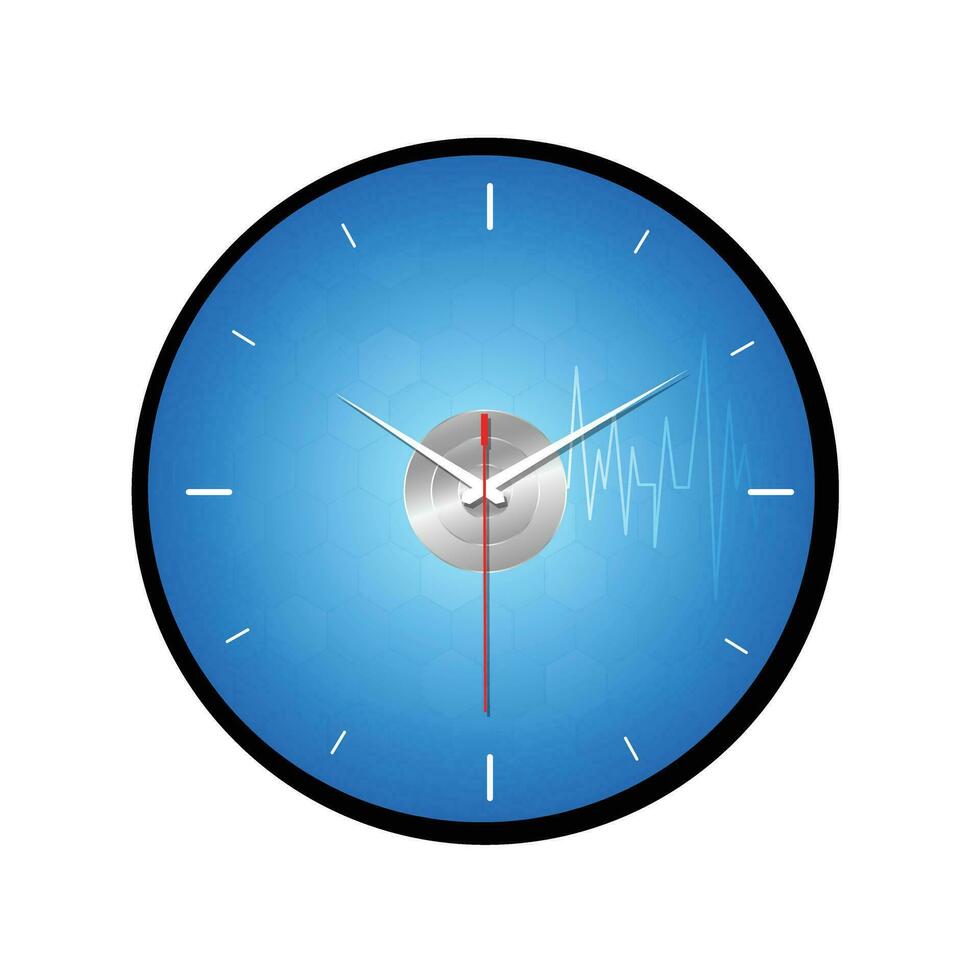 A Clock design for healthcare,doctor clock design vector