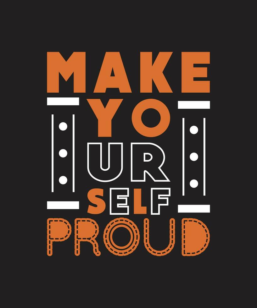 make your self proud vector
