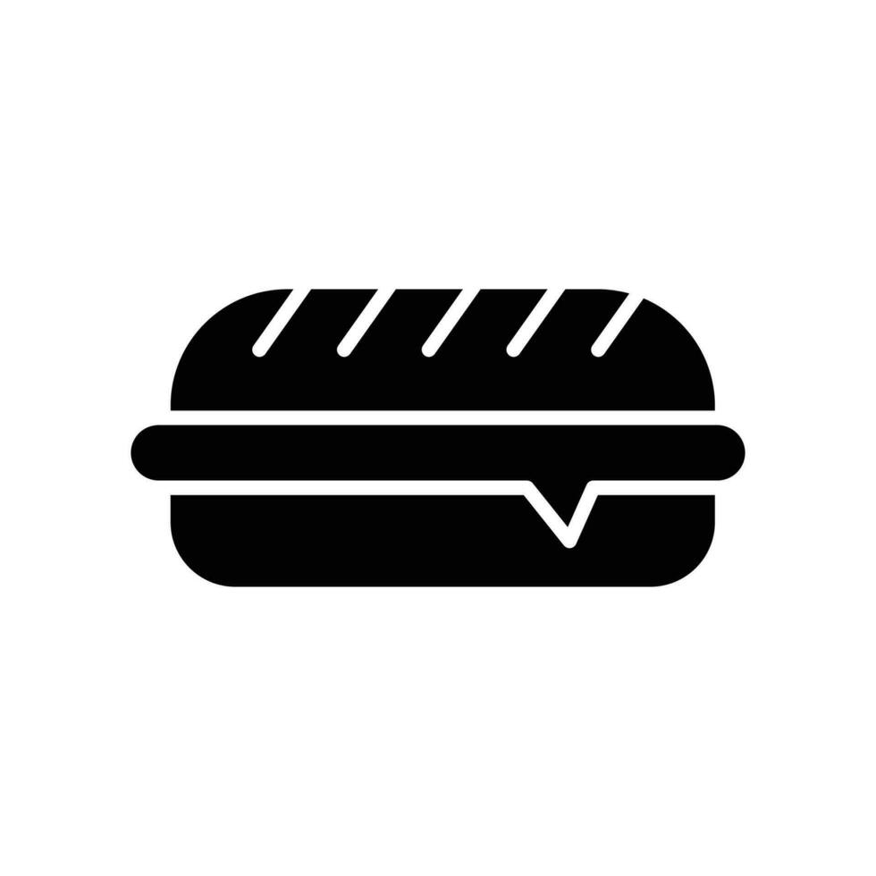 little burgers icon. solid icon 26367987 Vector Art at Vecteezy