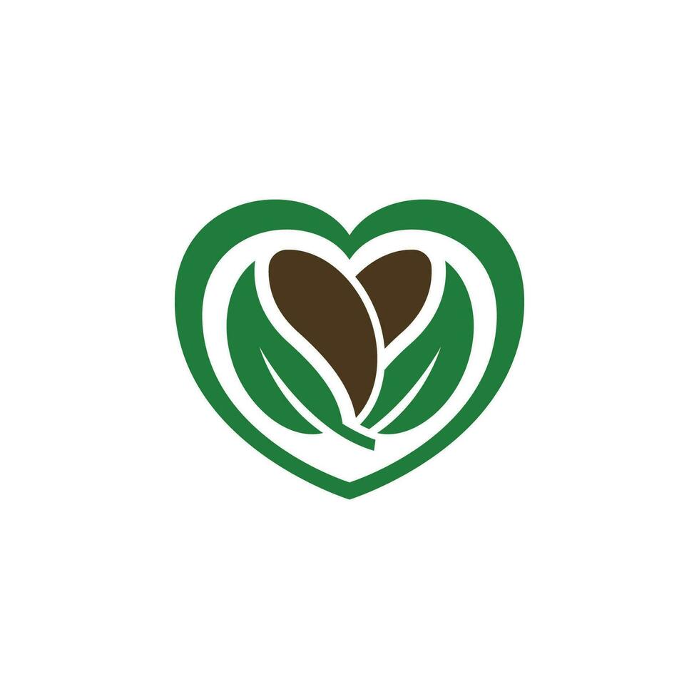 Love Coffee Logo vector