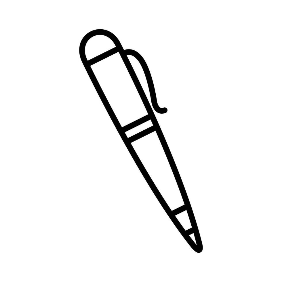 pen icon vector design template in white background