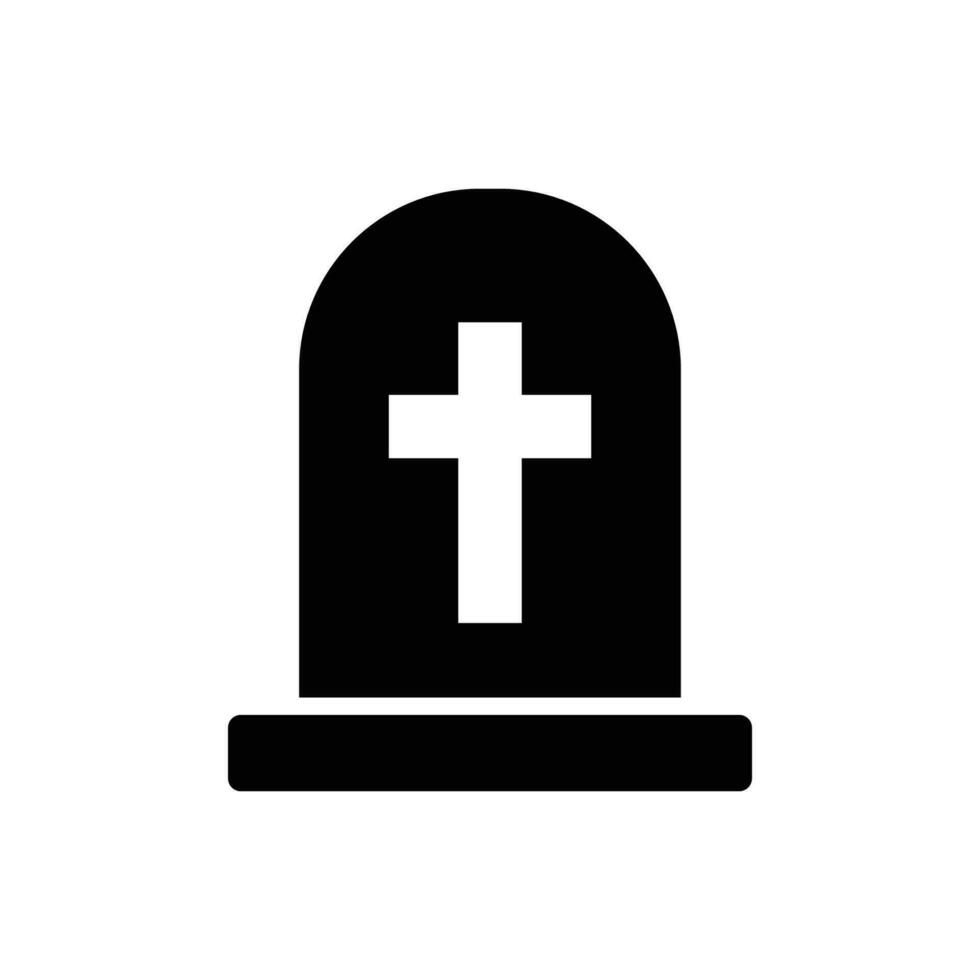 tombstone icon vector design template