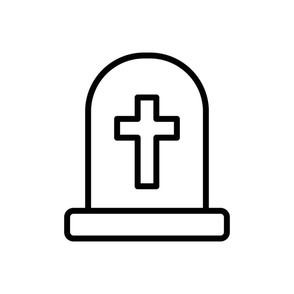 tombstone icon vector design template