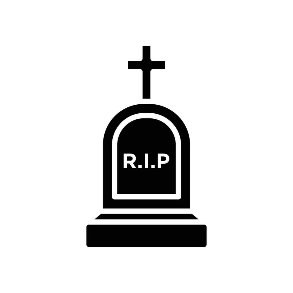 tombstone icon vector design template