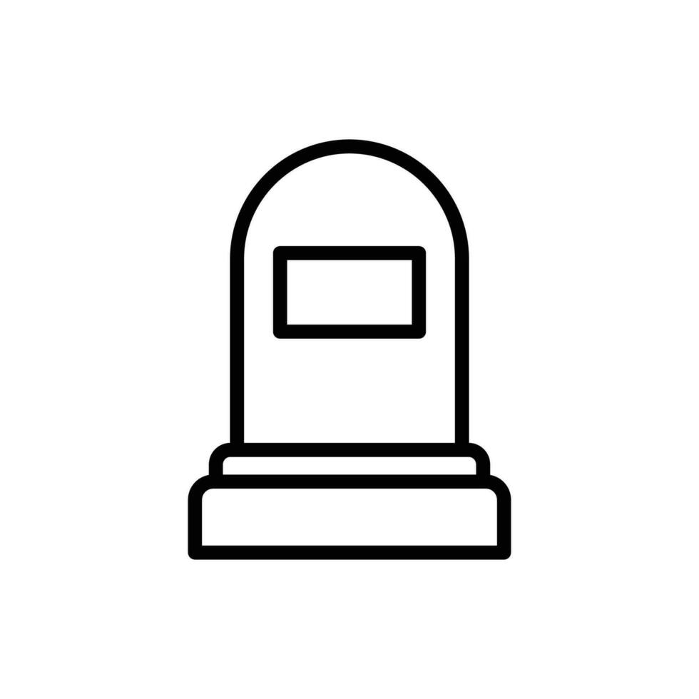 tombstone icon vector design template