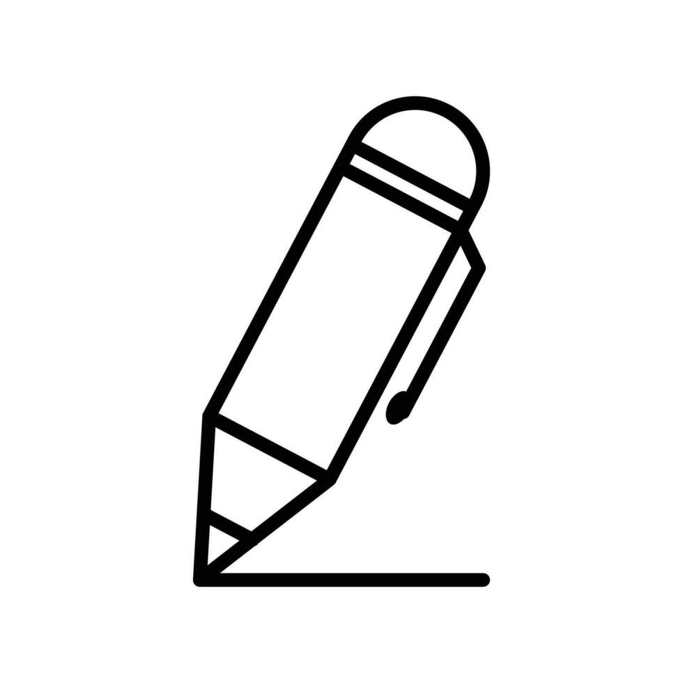 pen icon vector design template in white background