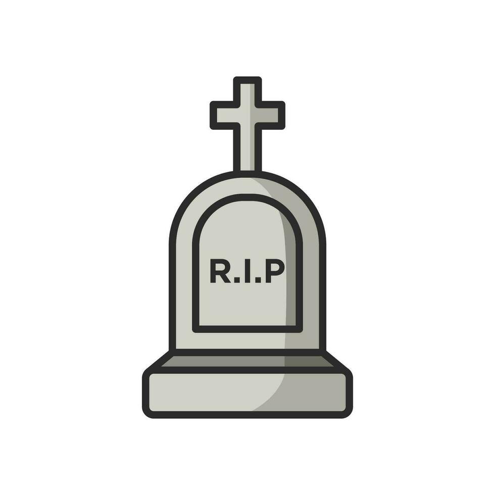 tombstone icon vector design template