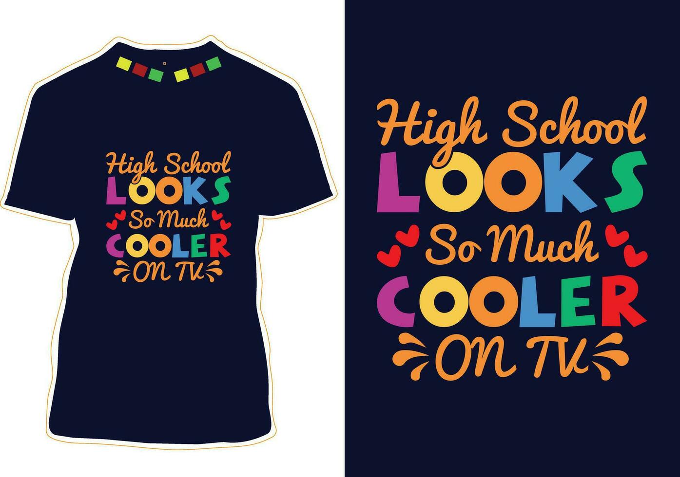 Back To School T-shirt Design vector