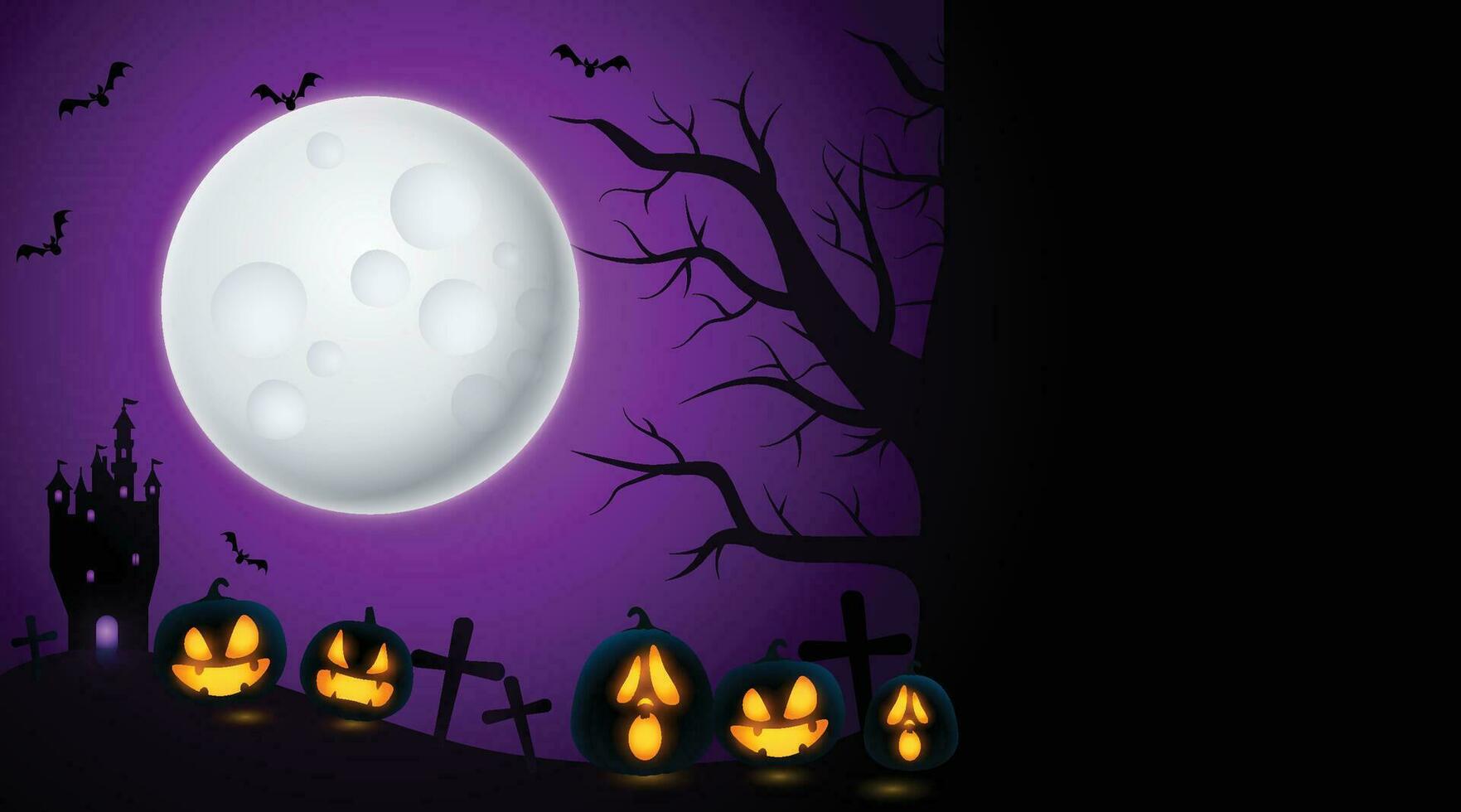 Halloween concept, Happy Jack O Lantern with wings flying among pumpkins on orange color background, minimal style, 3d render vector
