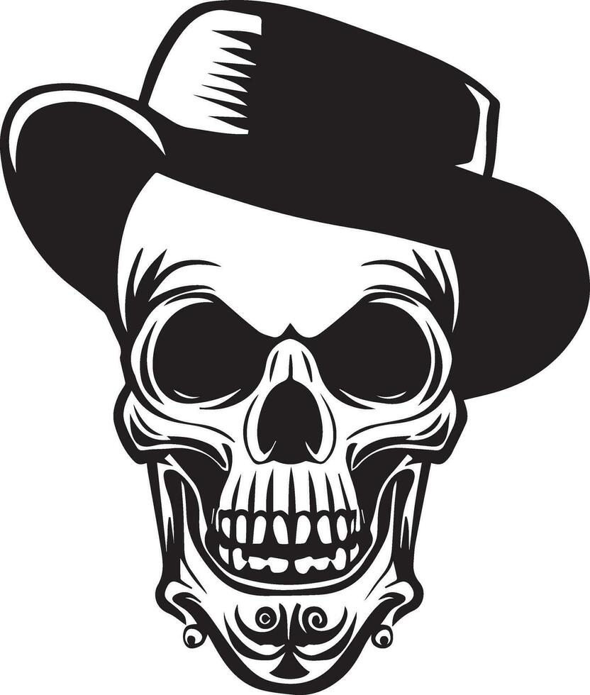 Gothic coat of arms with skull, grunge vintage design t shirts vector