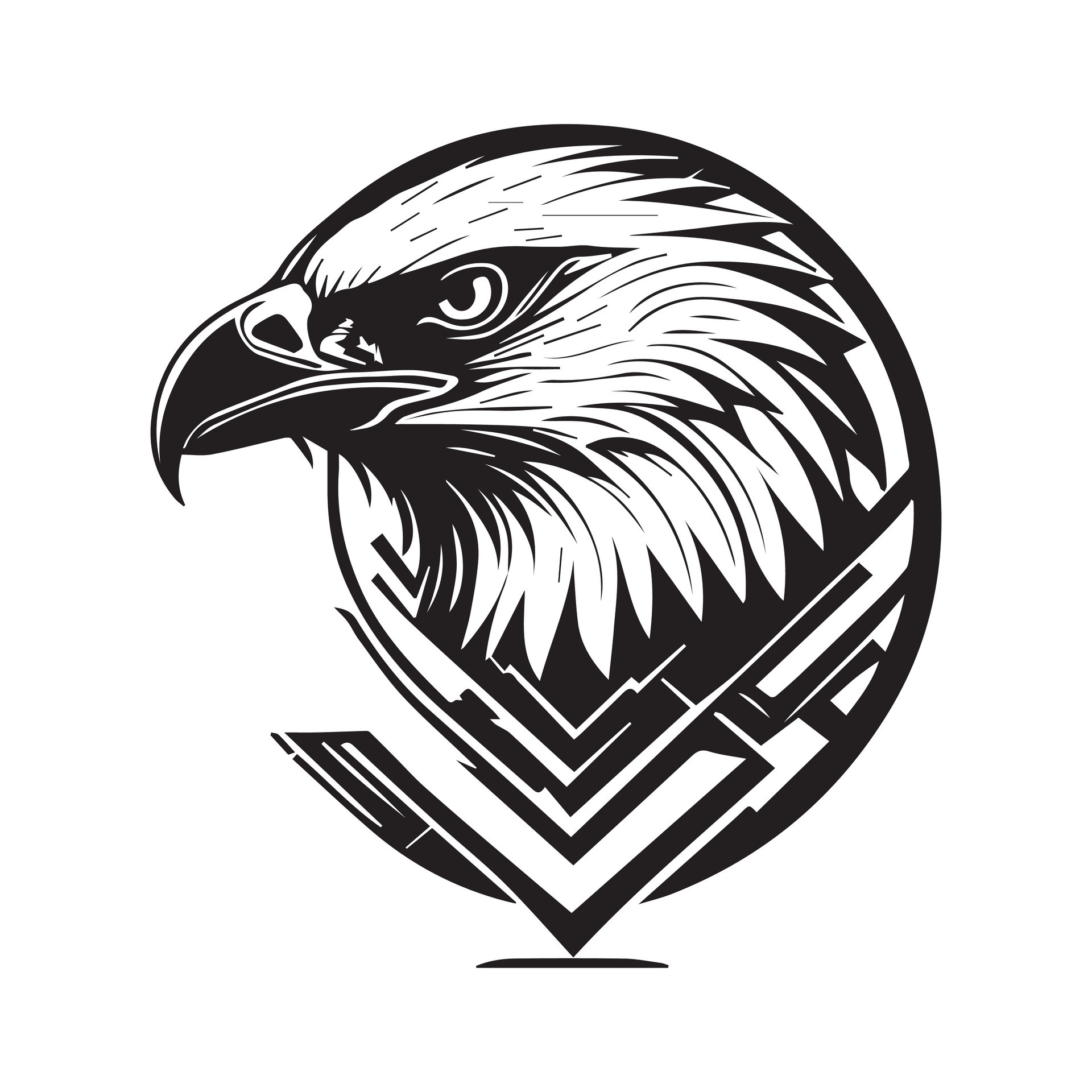 Eagle tattoo design Royalty Free Vector Image - VectorStock