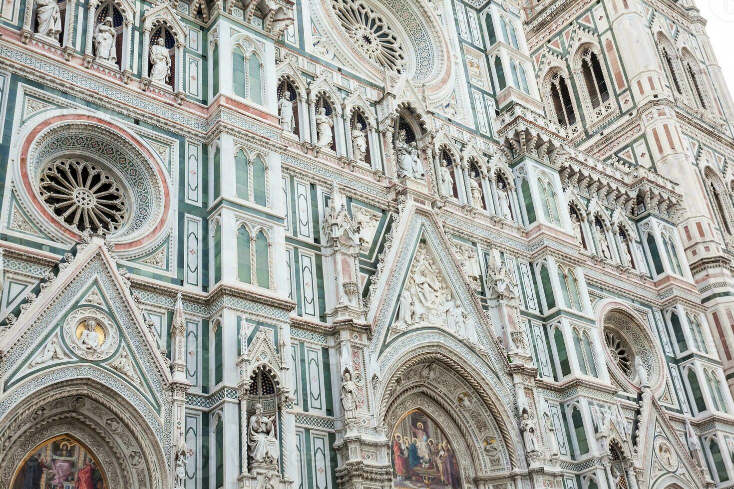 The Giotto Campanile and Florence Cathedral consecrated in 1436 photo