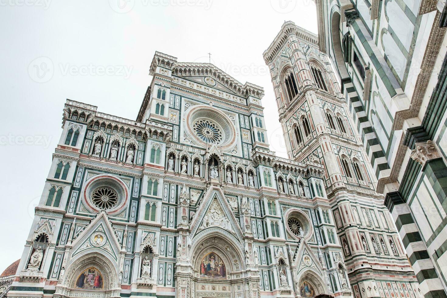 The Giotto Campanile and Florence Cathedral consecrated in 1436 photo