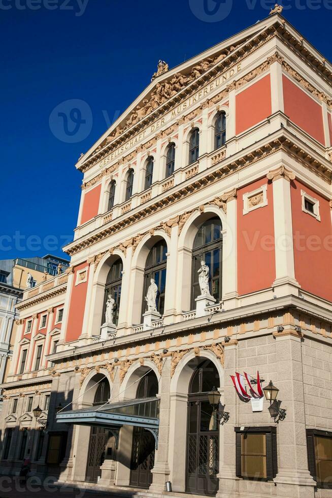 The historic building of the Wiener Musikverein inaugurated on January of 1870 photo