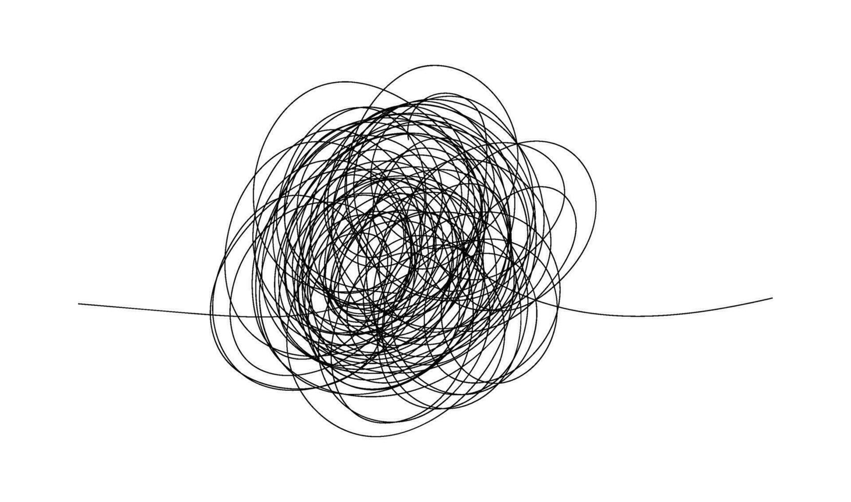 Transformation stress in psychology. Mental health concept. Chaos solving. Flat vector illustration