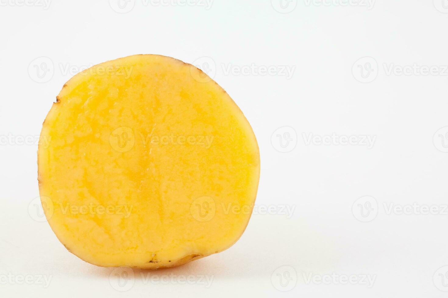 Yellow potato isolated in white background. Solanum phureja 26371597