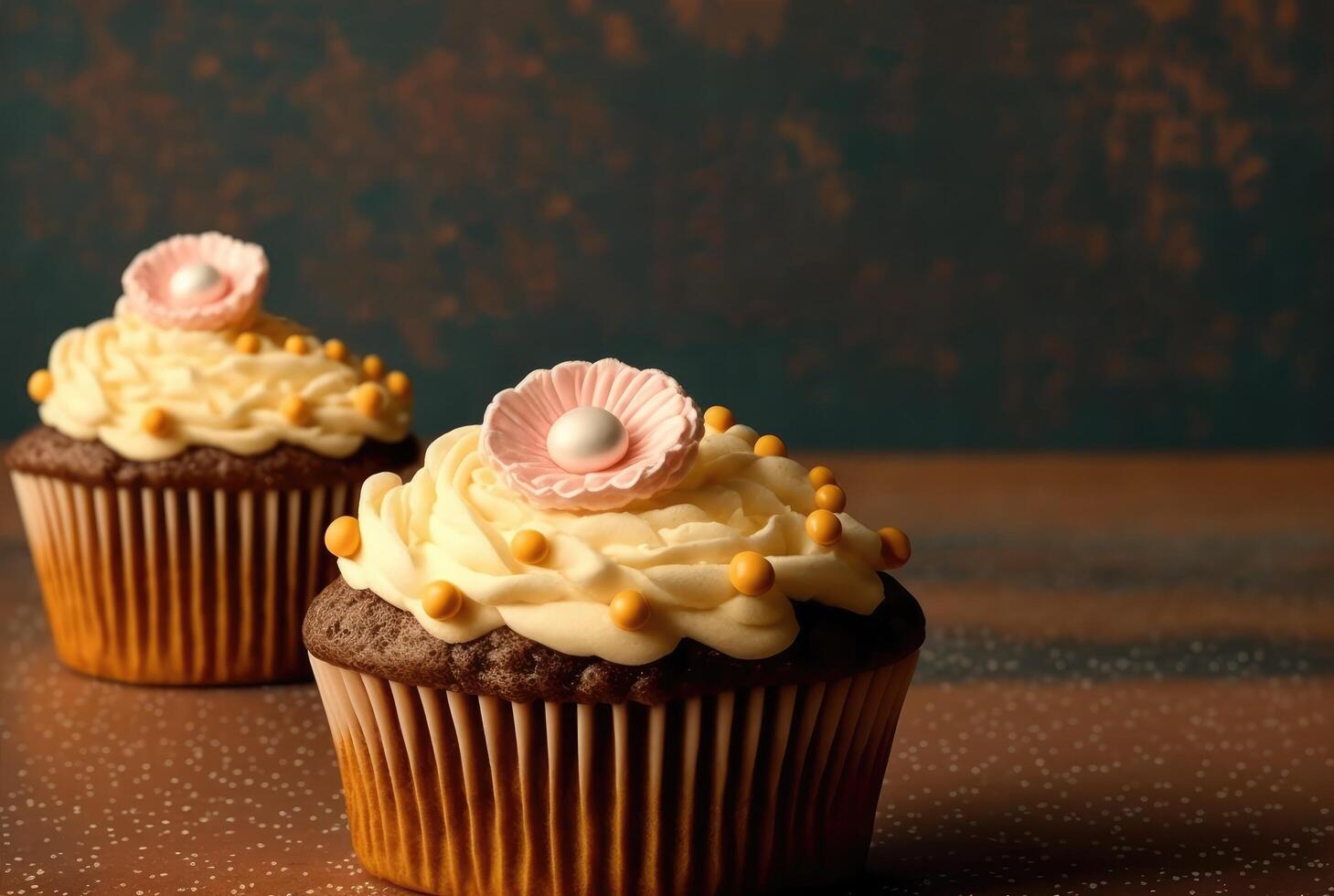 delightful and creamy cupcakes banner for every celebration photo