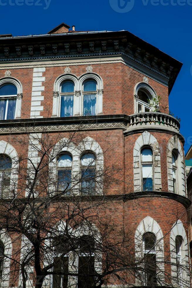 hermosa arquitectura de el edificios a Budapest ciudad centrar foto