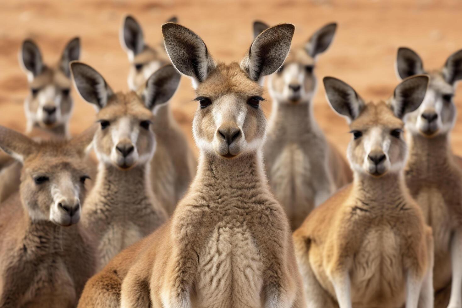 Lovely kangaroo background. . photo