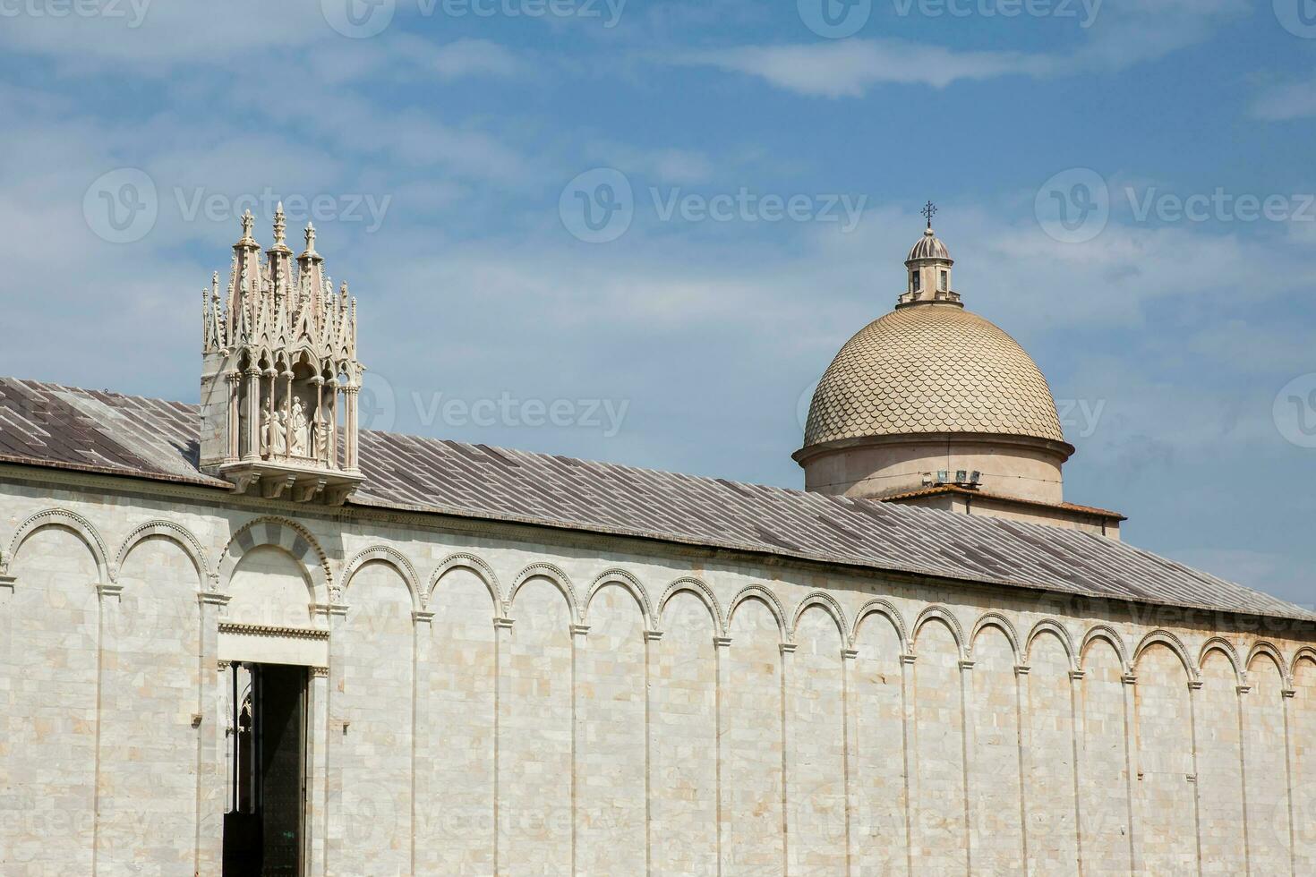 Monumental Cemetery built on the 12th century at the Cathedral Square in Pisa photo
