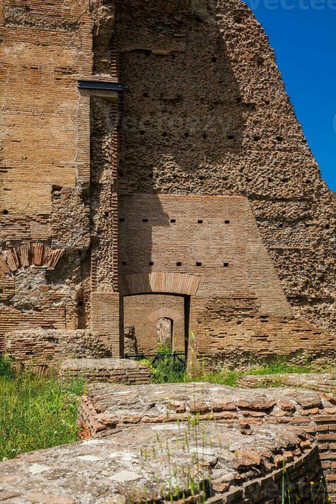 Ruins of the Palace of Septimius Severus or Domus Severiana on the Palatine Hill photo