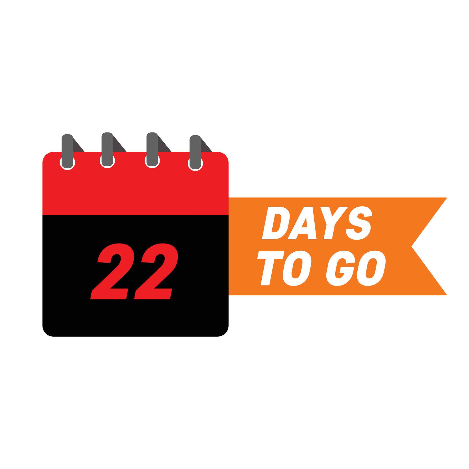 22 Days Left Icon Style Countdown Date Number 26374677 Vector Art At 22-days-left-icon-style-countdown-date-number-26374677-vector-art-at