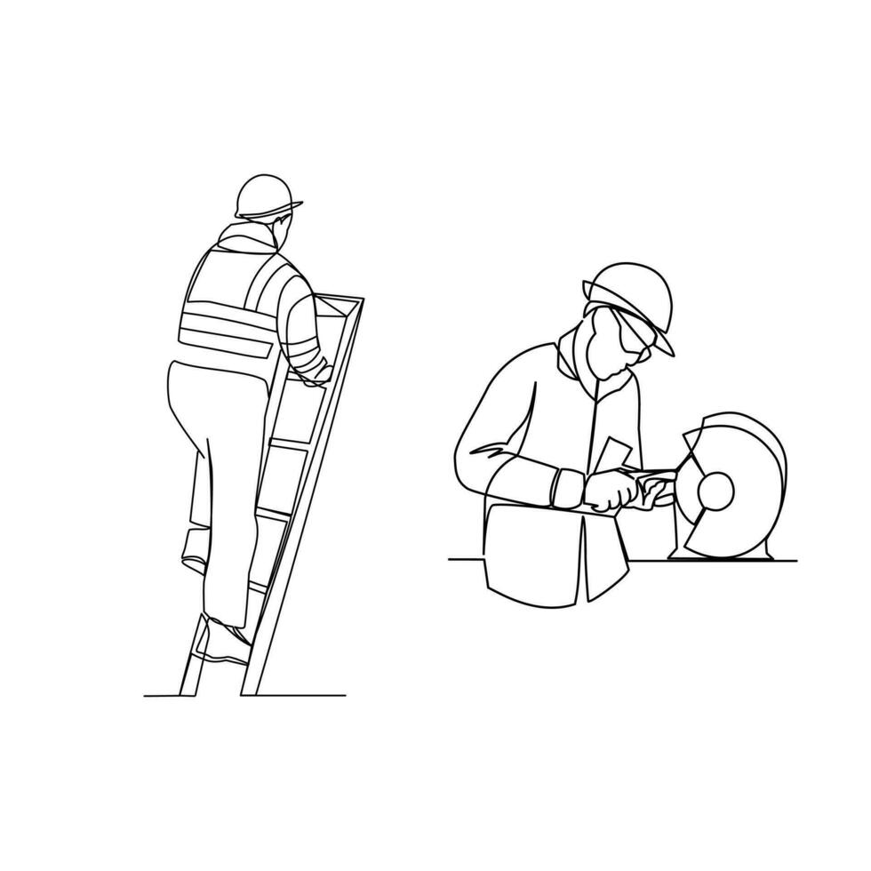 Workers vector illustration