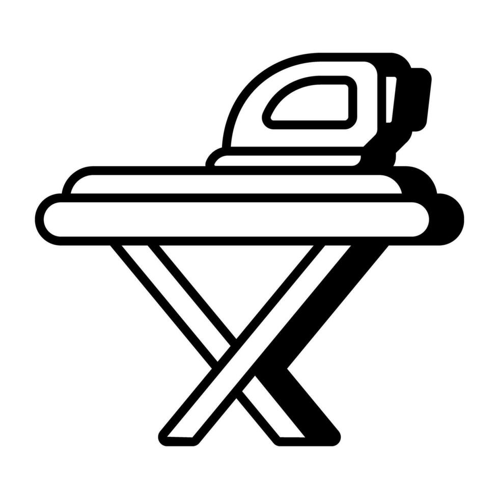 A perfect design icon of iron stand vector