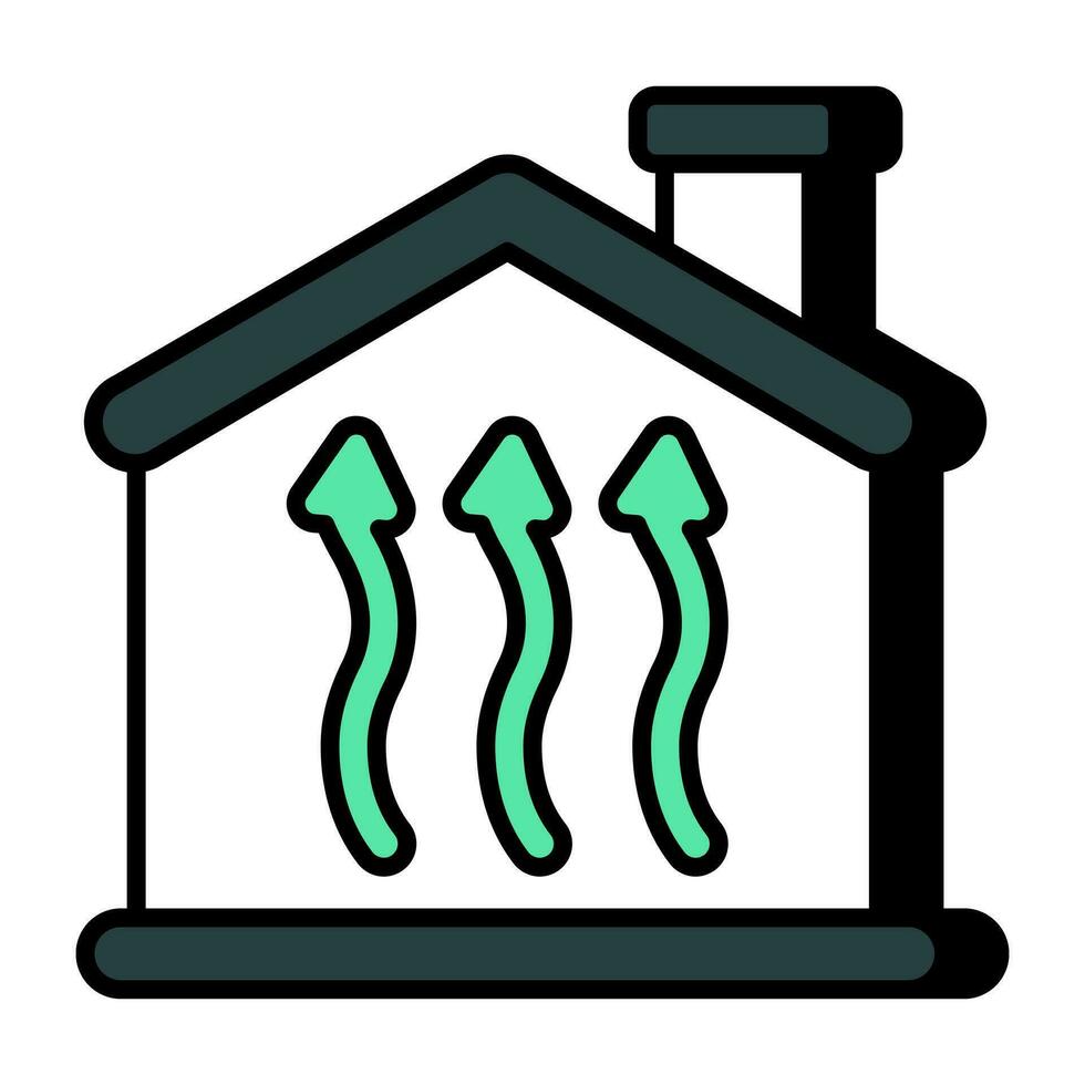 Creative design icon of home building vector