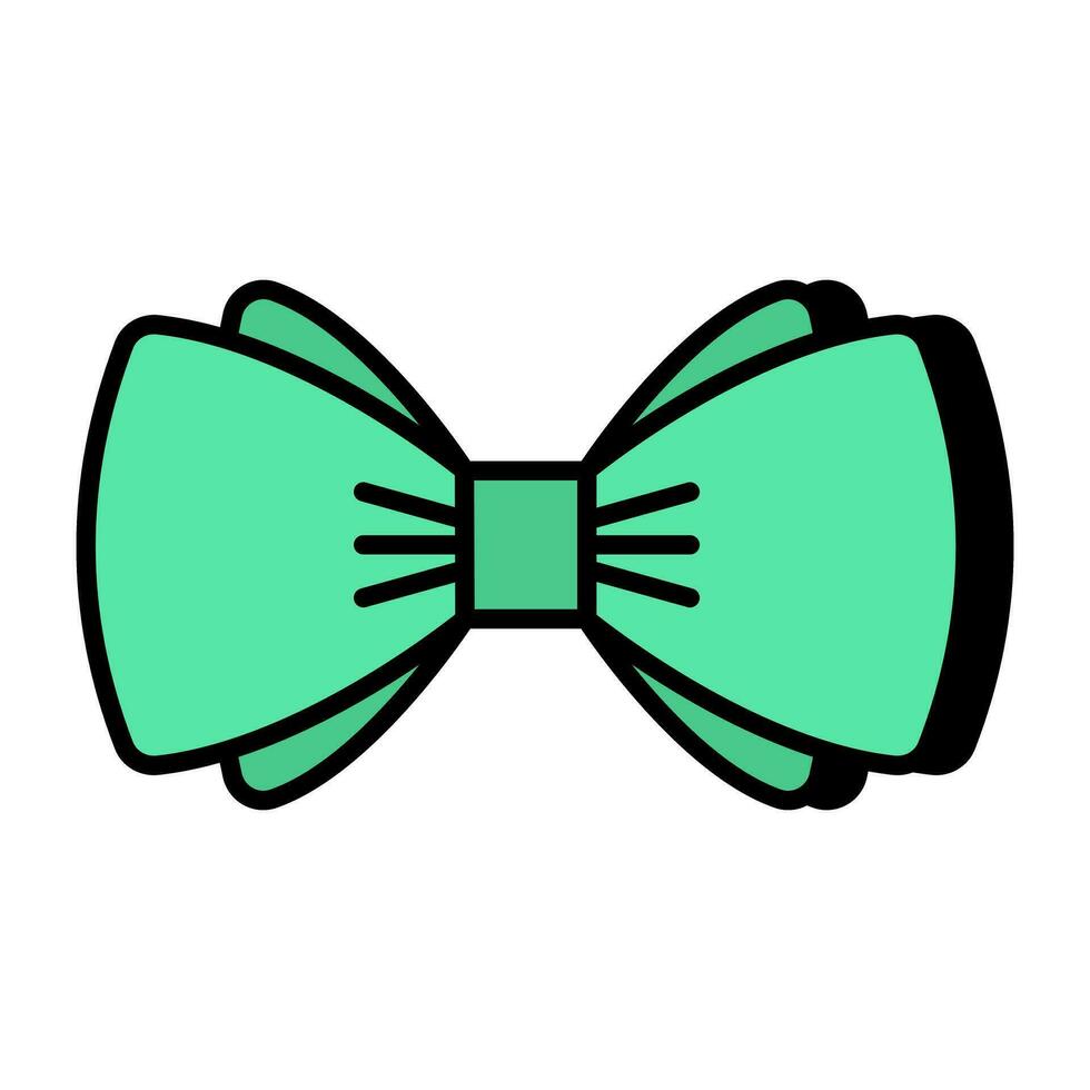 Trendy design icon of bowtie vector