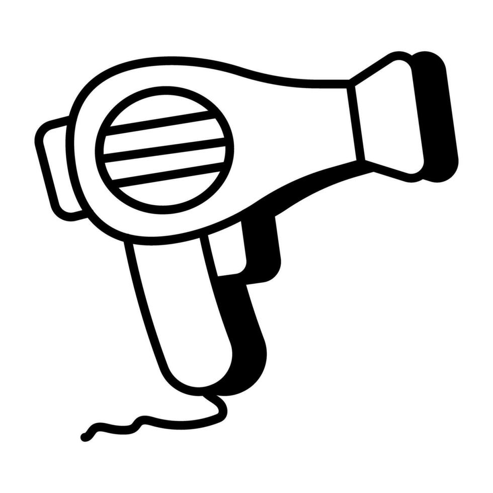 Perfect design icon of hairdryer vector