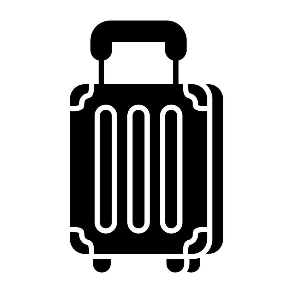 Vector design of trolley bag
