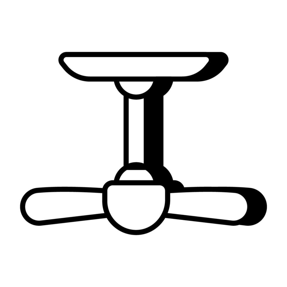 A modern design icon of ceiling fan vector